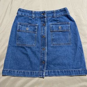 Vintage Gap denim button Skirt